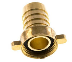 G 3/4'' x 19mm Brass Hose barb with NBR Seal and Wing Nut 16 Bar [2 Pieces]