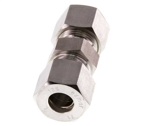 12S Stainless steel Straight Compression Fitting 630 Bar DIN 2353
