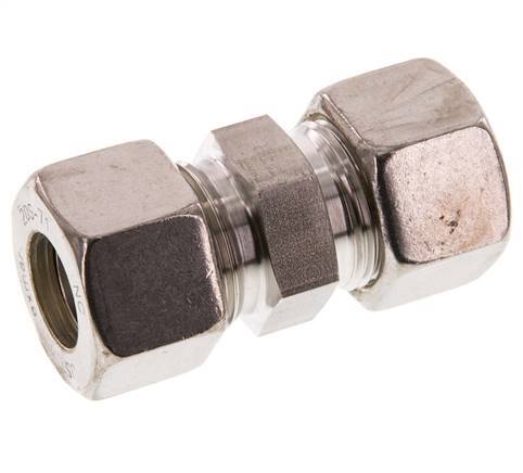 20S Stainless steel Straight Compression Fitting 400 Bar DIN 2353
