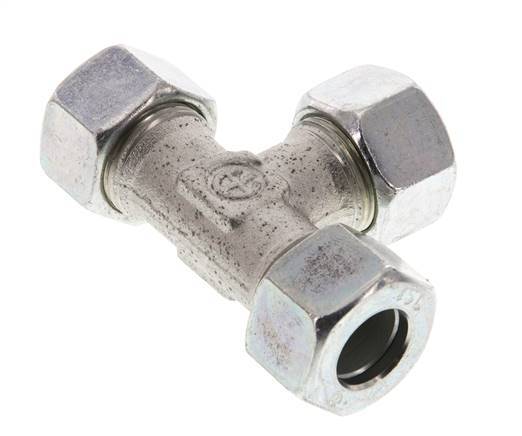 15L Verzinktes Stahl T-Stück Schneidring 315 Bar DIN 2353