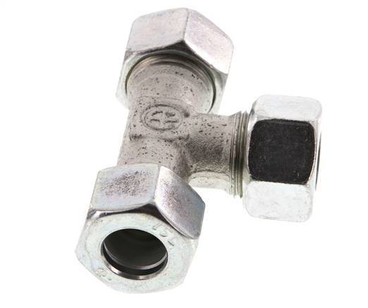 15L Verzinktes Stahl T-Stück Schneidring 315 Bar DIN 2353