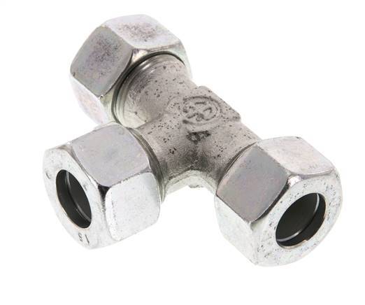 15L Verzinktes Stahl T-Stück Schneidring 315 Bar DIN 2353
