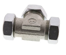 42L Verzinktes Stahl T-Stück Schneidring 160 Bar DIN 2353
