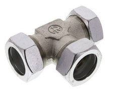 42L Verzinktes Stahl T-Stück Schneidring 160 Bar DIN 2353