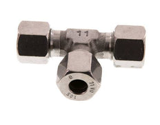 10S Edelstahl T-Stück Schneidring 630 Bar DIN 2353