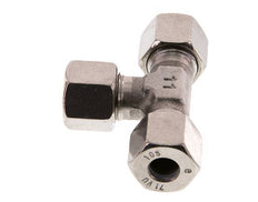 10S Edelstahl T-Stück Schneidring 630 Bar DIN 2353
