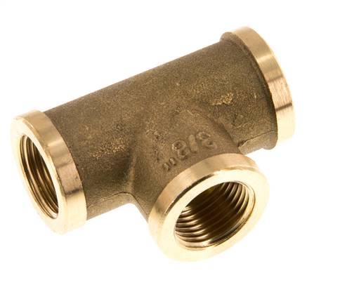 G 3/8'' T-Stück aus Messing 16 bar