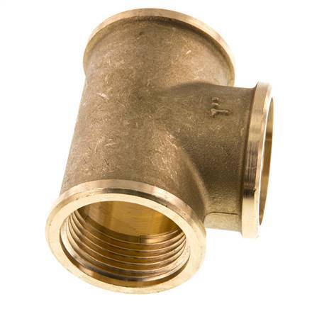G 1'' T-Stück aus Messing 16 bar