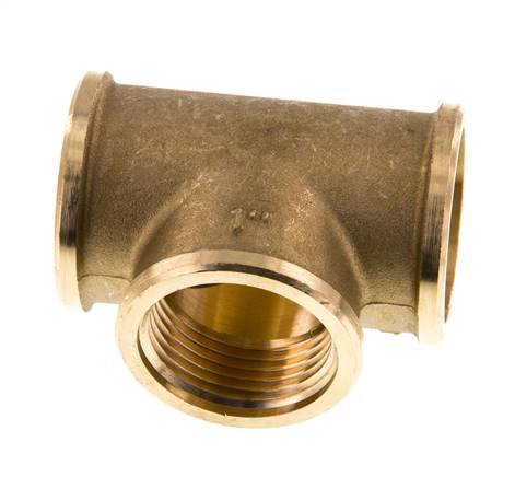 G 1'' T-Stück aus Messing 16 bar