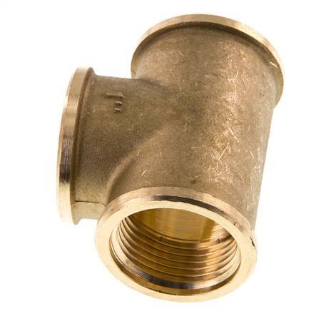G 1'' T-Stück aus Messing 16 bar