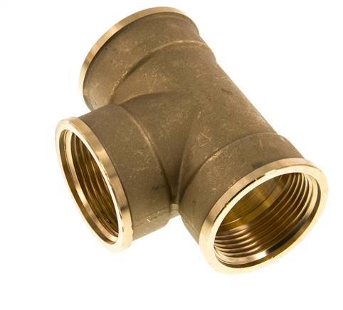 G 1 1/4'' T-Stück aus Messing 16 bar