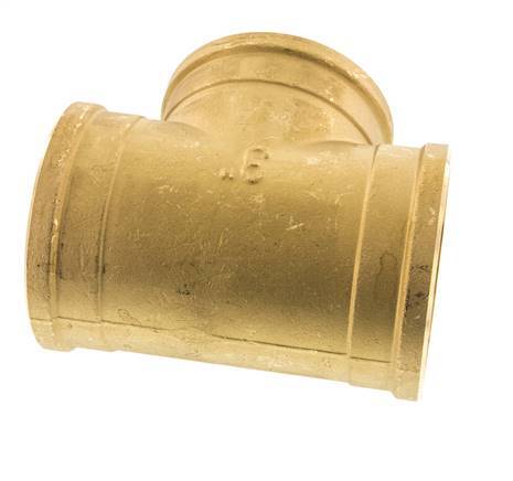 G 3'' T-Stück aus Messing 16 bar