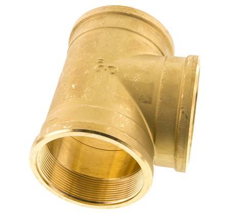 G 3'' T-Stück aus Messing 16 bar
