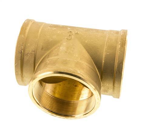 G 3'' T-Stück aus Messing 16 bar
