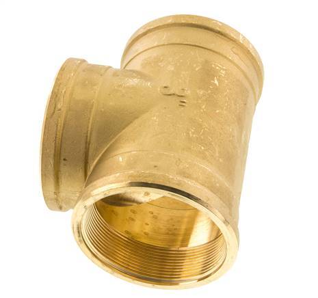 G 3'' T-Stück aus Messing 16 bar