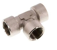 G 3/4'' T-Stück aus Messing vernickelt 16 bar