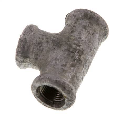 Rp 1/8'' Zinc plated Cast iron Tee 25 Bar [2 Pieces]