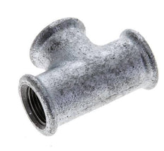 Rp 3/8'' Zinc plated Cast iron Tee 25 Bar [2 Pieces]