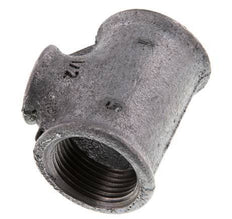 Rp 1'' x Rp 1/2'' Zinc plated Cast iron Tee 25 Bar [2 Pieces]
