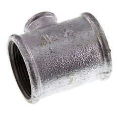 Rp 1 1/2'' x Rp 1/2'' Zinc plated Cast iron Tee 25 Bar