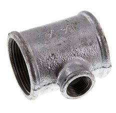 Rp 1 1/2'' x Rp 1/2'' Verzinktes Gusseisen T 25 Bar