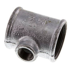 Rp 1 1/2'' x Rp 1/2'' Verzinktes Gusseisen T 25 Bar