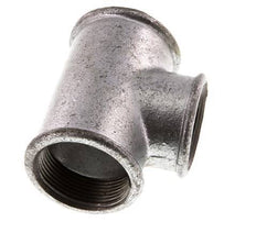 Rp 1 1/2'' x Rp 1 1/4'' Verzinktes Gusseisen T 25 Bar