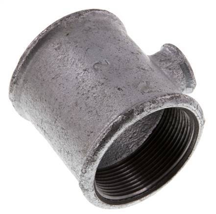 Rp 2'' x Rp 1/2'' Verzinktes Gusseisen T 25 Bar