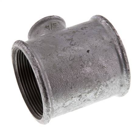 Rp 2'' x Rp 3/4'' Verzinktes Gusseisen T 25 Bar
