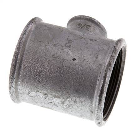 Rp 2'' x Rp 3/4'' Verzinktes Gusseisen T 25 Bar