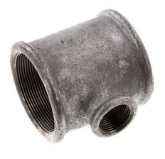 Rp 2 1/2'' x Rp 1'' Verzinktes Gusseisen T 25 Bar