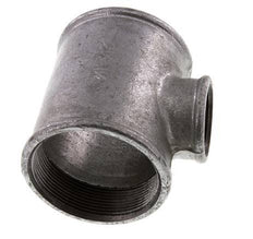 Rp 2 1/2'' x Rp 1 1/4'' Verzinktes Gusseisen T 25 Bar