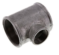 Rp 2 1/2'' x Rp 1 1/4'' Verzinktes Gusseisen T 25 Bar