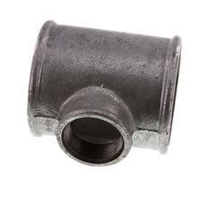 Rp 2 1/2'' x Rp 1 1/4'' Verzinktes Gusseisen T 25 Bar