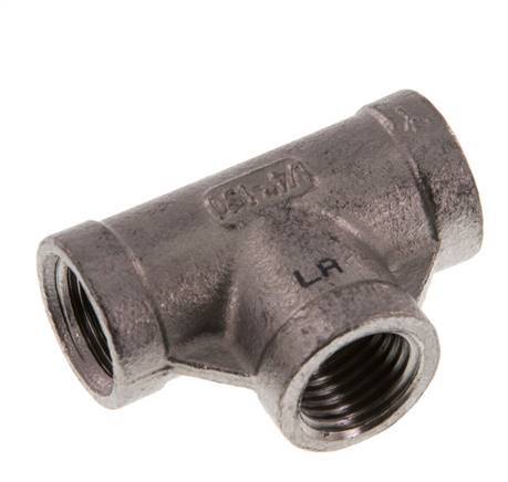 Rp 1/4'' Stainless steel Tee 10 Bar [2 Pieces]