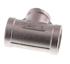 Rp 3/4'' x Rp 1/2'' T-Stück aus Edelstahl 16 bar