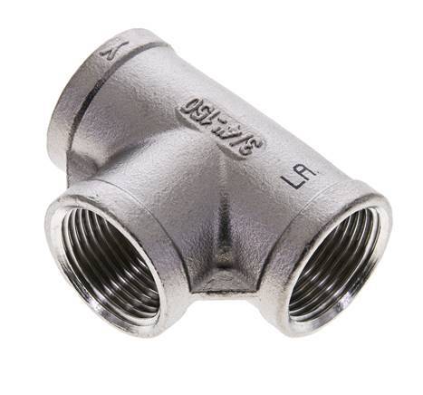 Rp 3/4'' Stainless steel Tee 10 Bar