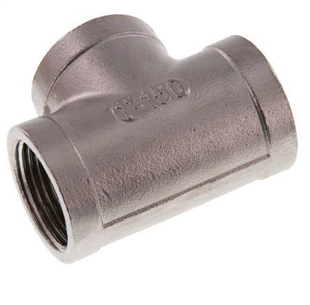 1'' NPT Edelstahl-T-Stück 16 bar