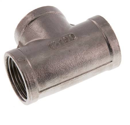Rp 1'' T-Stück aus Edelstahl 10 Bar