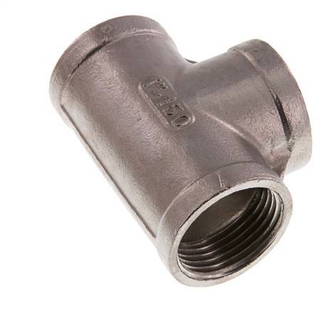 Rp 1'' T-Stück aus Edelstahl 10 Bar