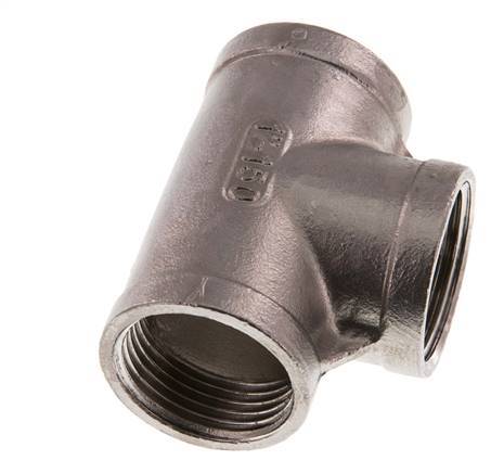 Rp 1'' T-Stück aus Edelstahl 10 Bar