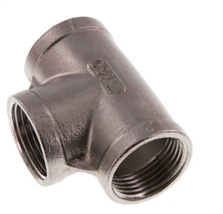 Rp 1'' T-Stück aus Edelstahl 10 Bar