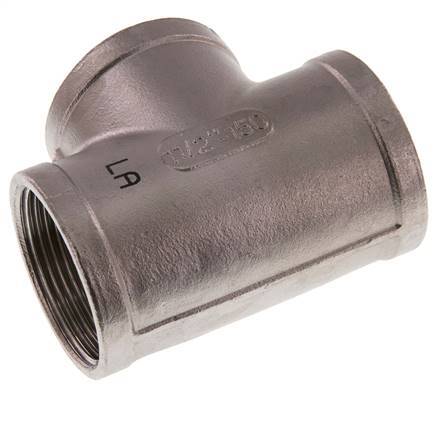 Rp 1 1/2'' T-Stück aus Edelstahl 10 Bar