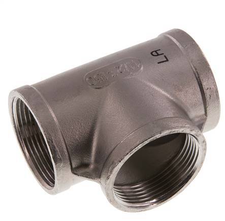 Rp 1 1/2'' T-Stück aus Edelstahl 10 Bar