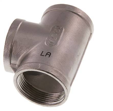 Rp 1 1/2'' T-Stück aus Edelstahl 10 Bar