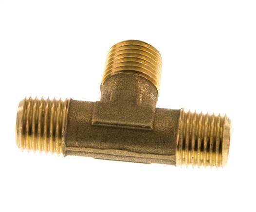 R 1/4'' Male Brass Tee 16 Bar [2 Pieces]