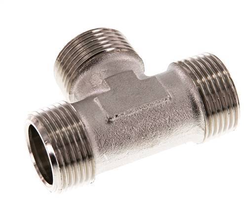 R 1'' T-Stück aus vernickeltem Messing 16 bar