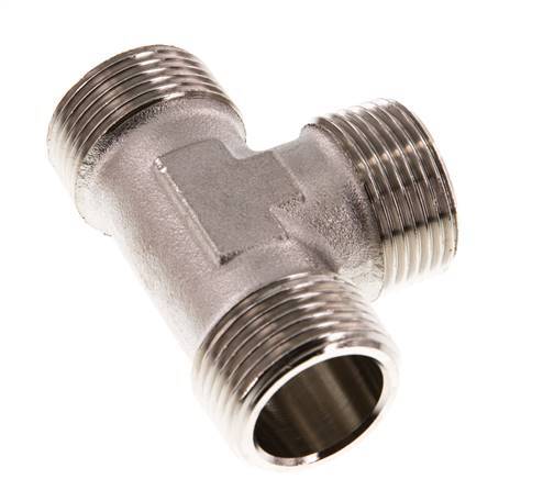 R 1'' T-Stück aus vernickeltem Messing 16 bar