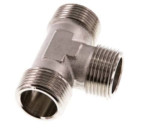 R 1'' T-Stück aus vernickeltem Messing 16 bar