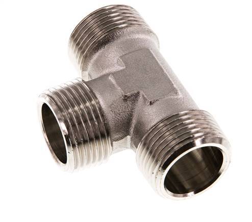 R 1'' T-Stück aus vernickeltem Messing 16 bar